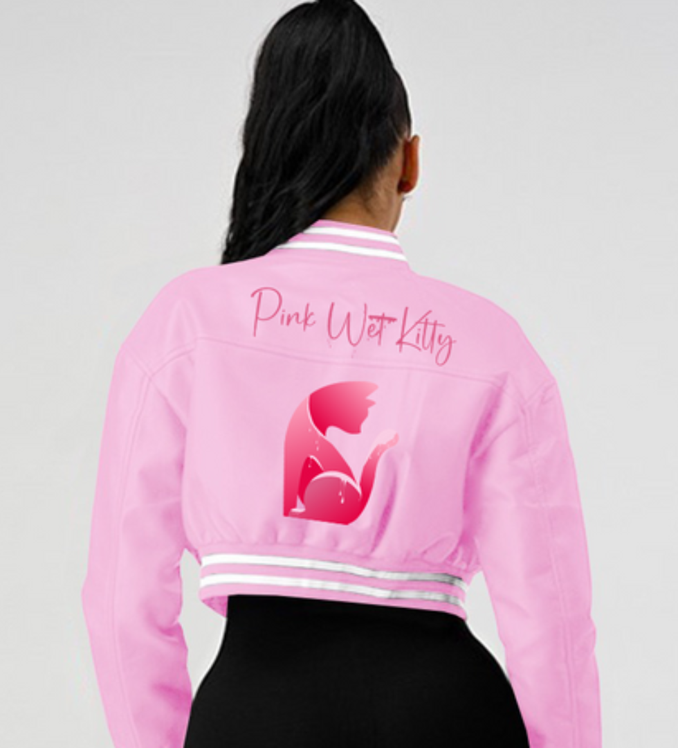 Pink Wet Kitty Crop Jacket